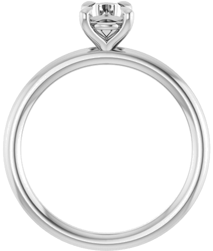 Sužadėtuvių Žiedas „Claw-Prong Solitaire“ 10k white gold Pear 7mm x 5mm (2)