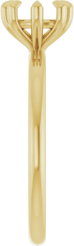 Sužadėtuvių Žiedas „Claw-Prong“ 18k yellow gold Cushion 6mm (4)