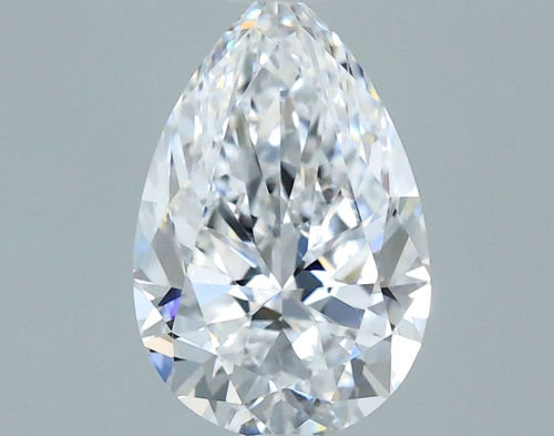 0.7 carat D-VS1 Natūralus Pear Deimantas (1)