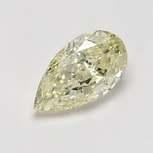 0.26 carat Fancy Intense Yellow-SI1 Natūralus Pear Deimantas (1)