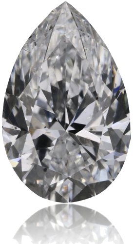 0.42 carat D-SI2 Natūralus Pear Deimantas (1)