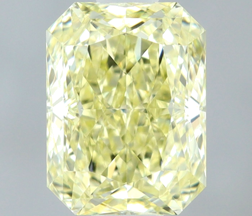 0.59 carat Fancy Yellow-VVS1 Natūralus Radiant Deimantas (1)