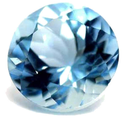 0.68 carat BLUE Round Aquamarine (1)