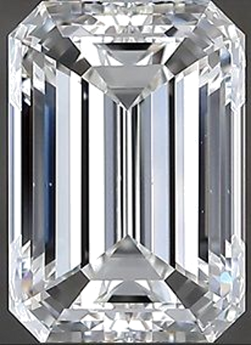2.5 carat F-VS2 Natūralus Emerald Deimantas (1)