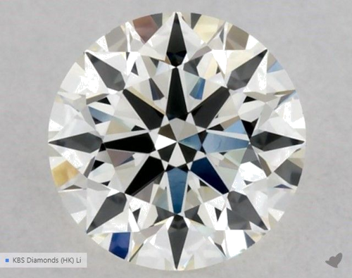 0.3 carat J-VS1 Excellent cut Natūralus Round Deimantas (1)