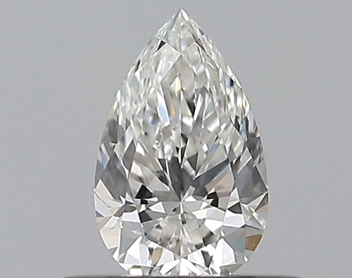 0.3 carat F-VVS1 Natūralus Pear Deimantas (1)
