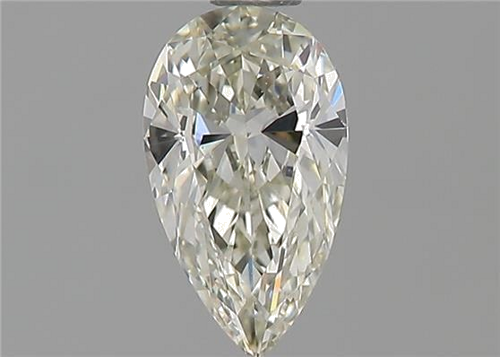 0.61 carat K-VVS2 Natūralus Pear Deimantas (1)