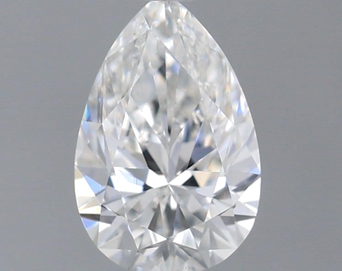 0.3 carat E-VS1 Natūralus Pear Deimantas (1)