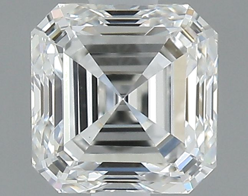 0.5 carat G-VS2 Natūralus Asscher Deimantas (1)