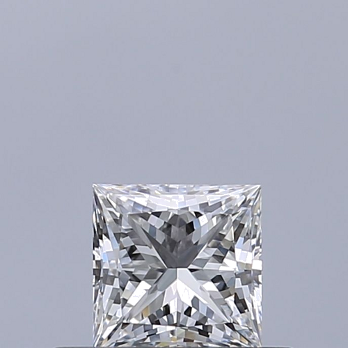 0.39 carat D-VVS2 Natūralus Princess Deimantas (1)