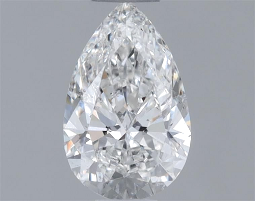 0.41 carat F-SI2 Natūralus Pear Deimantas (1)