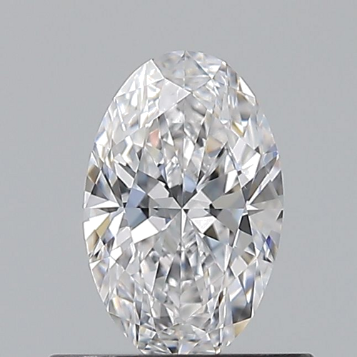 0.5 carat D-VVS2 Natūralus Oval Deimantas (1)