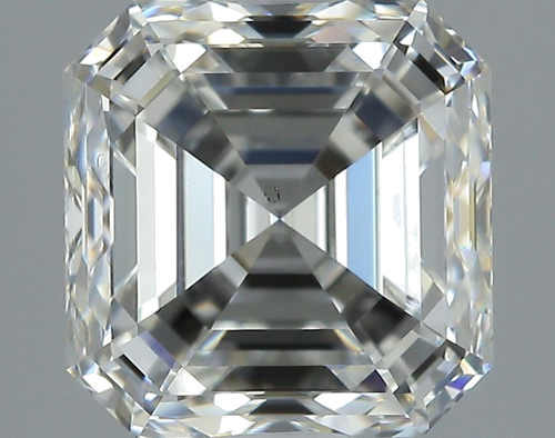 1.7 carat G-VS2 Natūralus Asscher Deimantas (1)