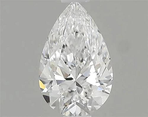 0.6 carat D-SI1 Natūralus Pear Deimantas (1)