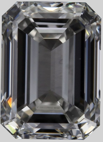 0.5 carat F-FL Natūralus Emerald Deimantas (1)
