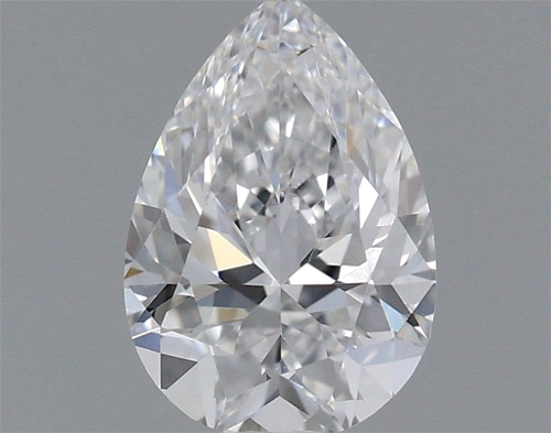 0.5 carat D-VS1 Natūralus Pear Deimantas (1)