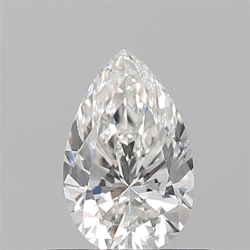 0.5 carat G-VVS1 Natūralus Pear Deimantas (1)