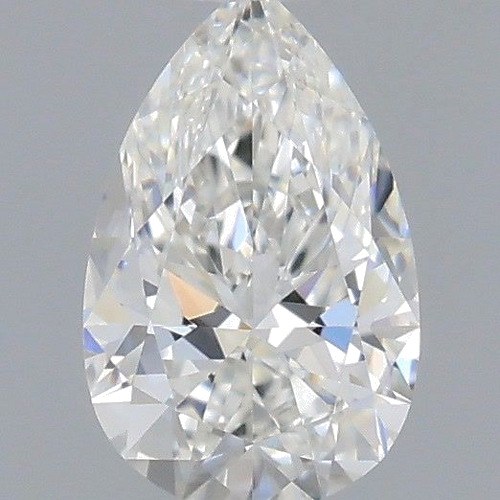 0.3 carat G-VS1 Natūralus Pear Deimantas (1)