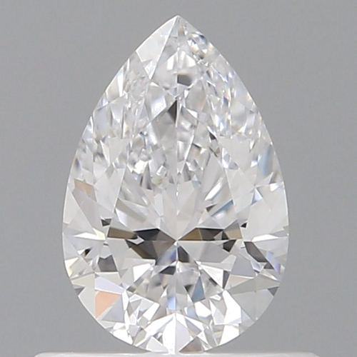 0.5 carat D-VVS1 Natūralus Pear Deimantas (1)