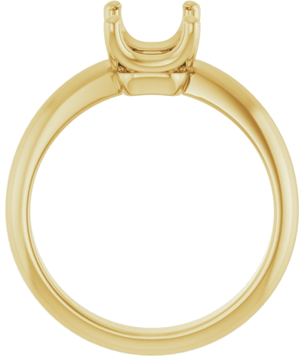 Sužadėtuvių Žiedas „Solitaire Crown-Inspired“ 14k yellow gold Emerald 8mm x 6mm (2)