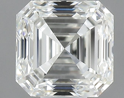 0.51 carat I-VVS1 Natūralus Asscher Deimantas (1)