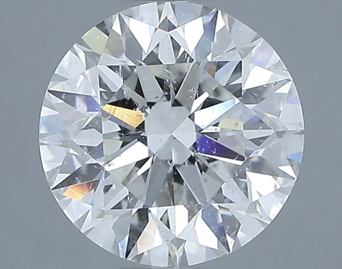 2.9 carat H-SI2 Excellent cut Natūralus Round Deimantas (1)