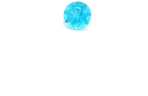 0.5 carat BLUE Round Apatite (1)