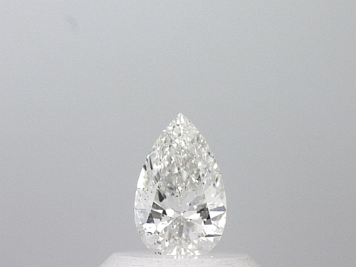 0.4 carat G-SI2 Natūralus Pear Deimantas (1)