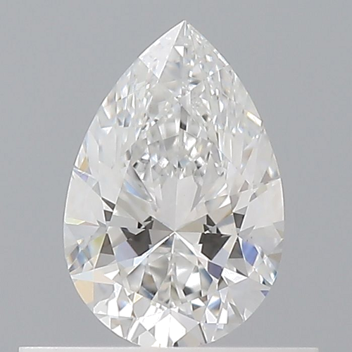 0.5 carat E-SI1 Natūralus Pear Deimantas (1)