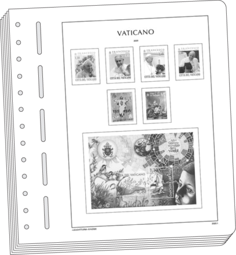 Vatican 1979 - 2005 (Illustrated sheets for stamps) (1)