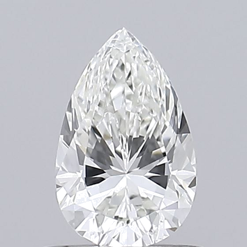 0.5 carat H-VVS1 Natūralus Pear Deimantas (1)