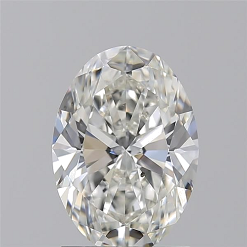 1.7 carat H-SI1 Natūralus Oval Deimantas (1)