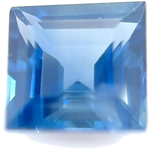 0.58 carat BLUE Square Safyras (1)