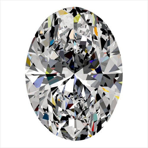 0.31 carat E-VVS1 Natūralus Oval Deimantas (1)