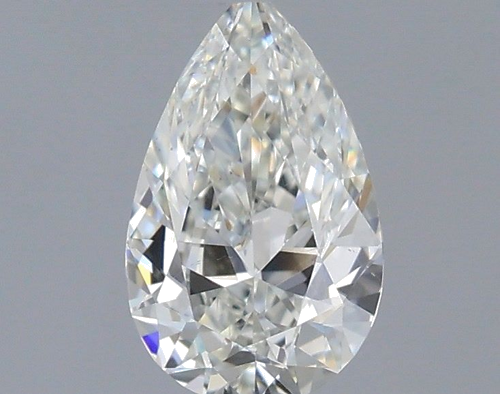 0.5 carat H-SI1 Natūralus Pear Deimantas (1)