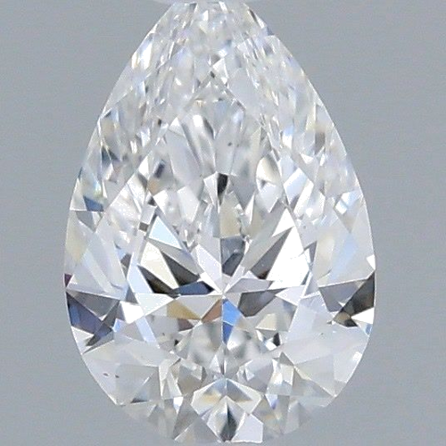 0.36 carat D-VS2 Natūralus Pear Deimantas (1)