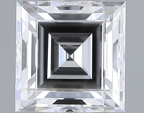 0.51 carat D-VVS2 Natūralus Square Radiant Deimantas (1)