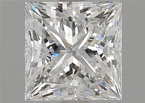 1.7 carat G-VS1 Natūralus Princess Deimantas (1)