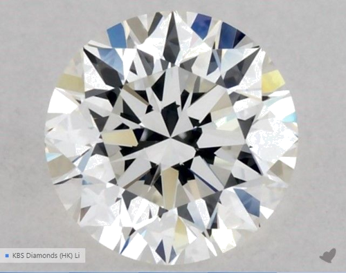 0.51 carat G-VVS2 Excellent cut Natūralus Round Deimantas (1)