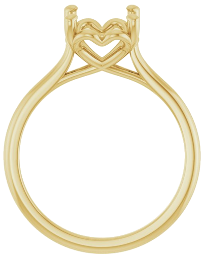 Sužadėtuvių Žiedas „Solitaire“ 585 Geltonojo Aukso Oval 10mm x 8mm (2)