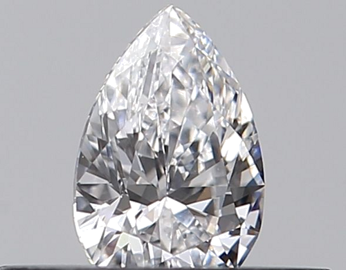 0.25 carat D-VS1 Natūralus Pear Deimantas (1)