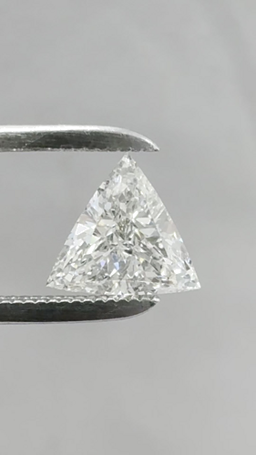 0.63 carat H-SI1 Natūralus Triangular Deimantas (1)