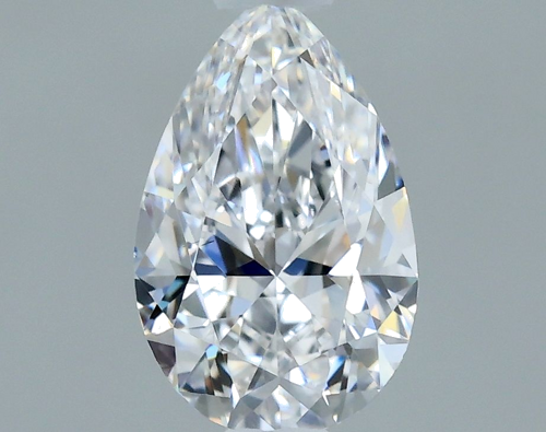 0.5 carat D-VS2 Natūralus Pear Deimantas (1)