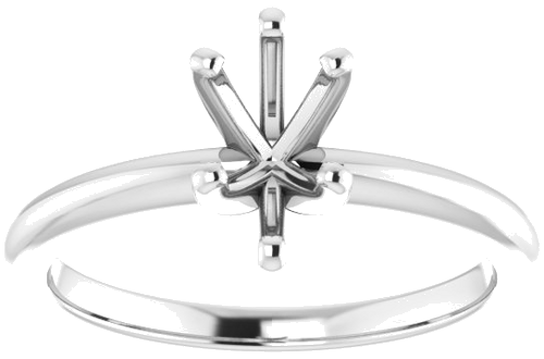 Sužadėtuvių Žiedas „Solitaire“ 585 Baltojo Aukso Pear Shape 8mm x 5mm (3)