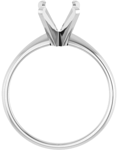Sužadėtuvių Žiedas „Solitaire“ 14k white gold Oval 10mm x 8mm (2)