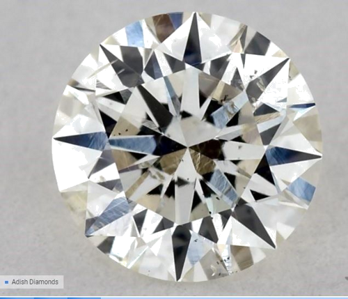0.43 carat H-SI1 Excellent cut Natūralus Round Deimantas (1)
