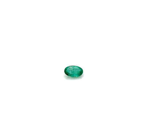 0.37 carat GREEN Oval Smaragdas (1)
