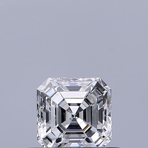 0.38 carat D-VVS1 Natūralus Asscher Deimantas (1)
