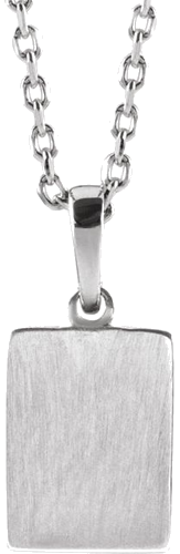 14K White 2 mm Round Accented 16-18  Necklace Mounting (3)