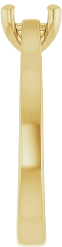 Sužadėtuvių Žiedas 14k yellow gold Round 6.5mm (4)
